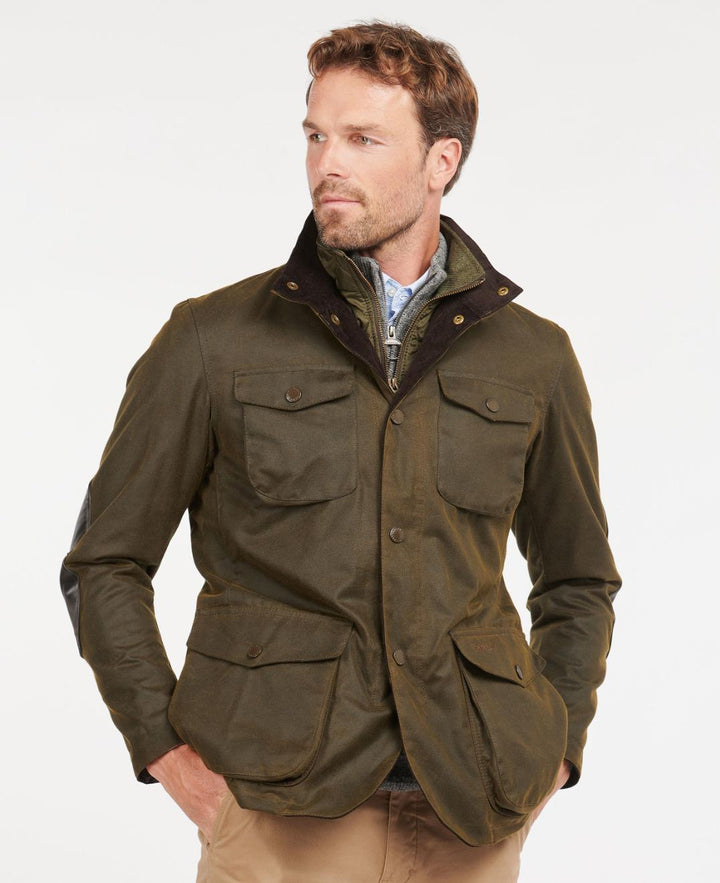 Ogston Wax Jacket Olive-Ytterjakker-Bogartstore