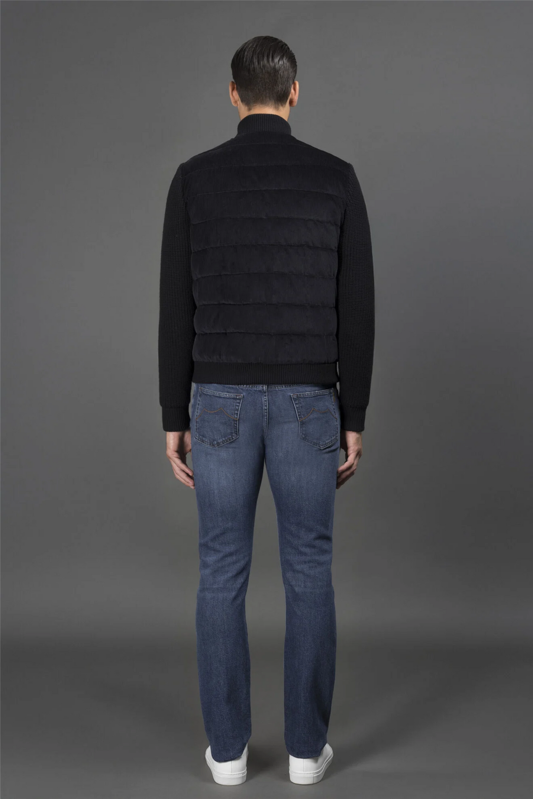 Bucci Blue Corduroy Hybrid Jacket