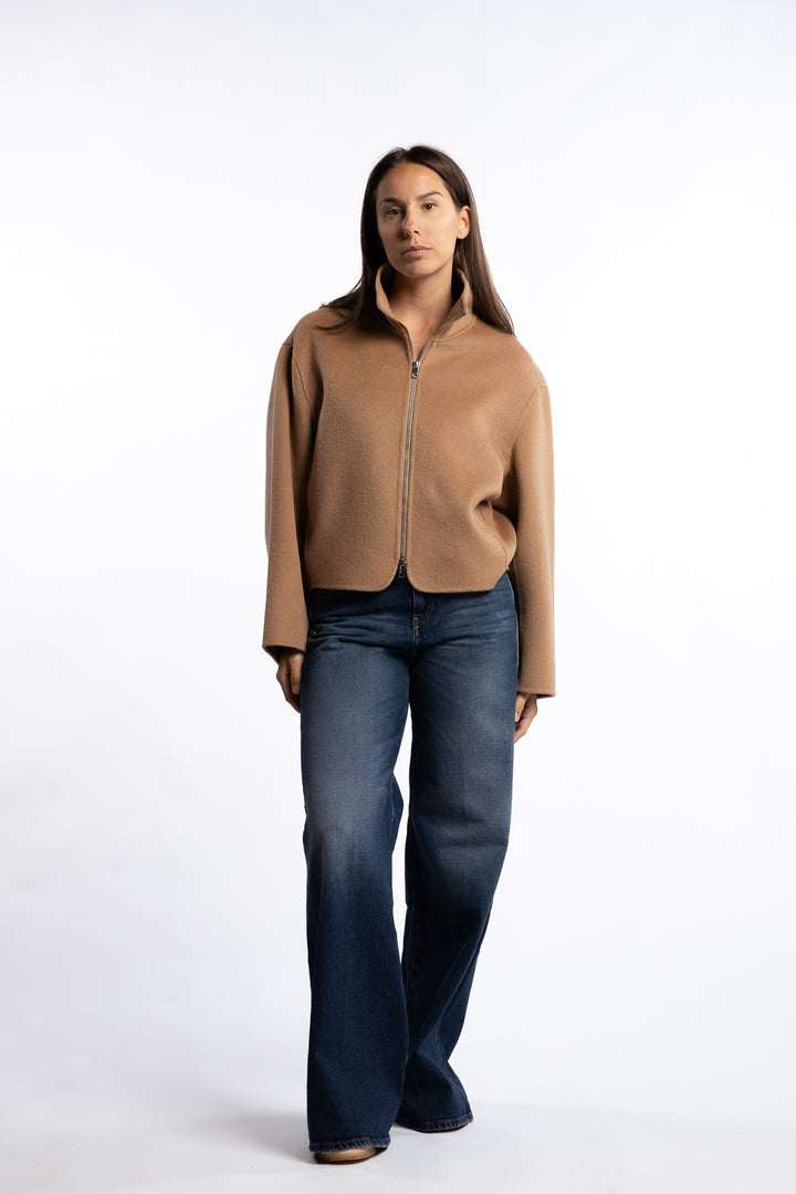 Dafina Jacket- Dark Camel
