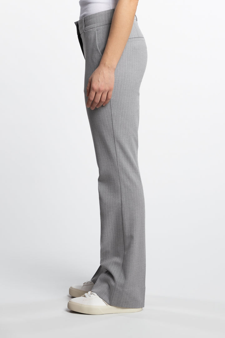 ClaraFV- Light Grey Pinstripe