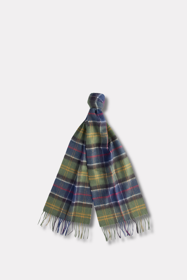 Wool Cashmere Tartan Scarf