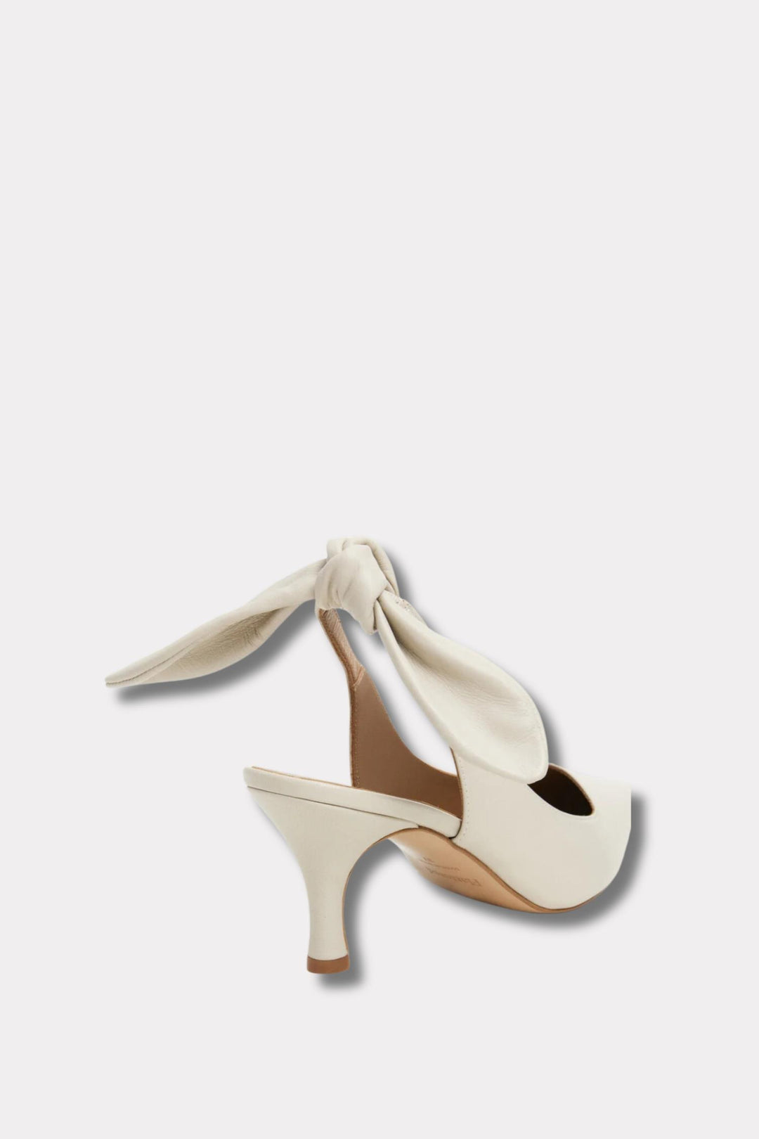 Franchesca Bow Leather- Cream