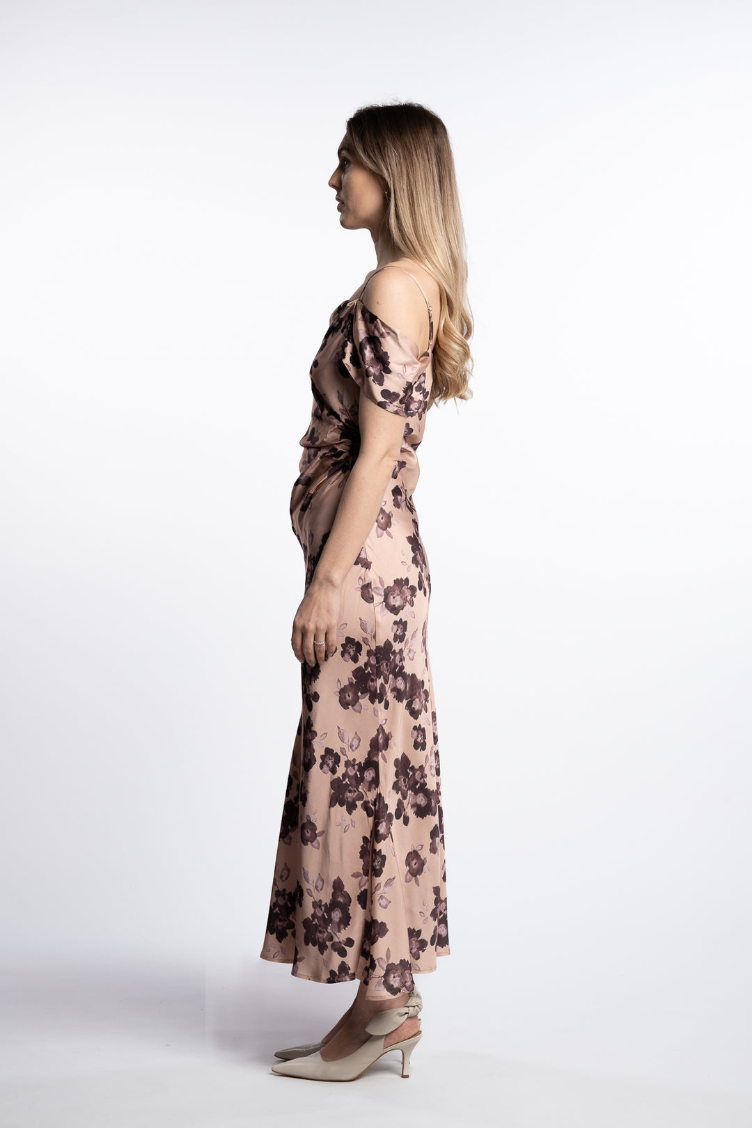 Lyra Dress- Terracotta Floral