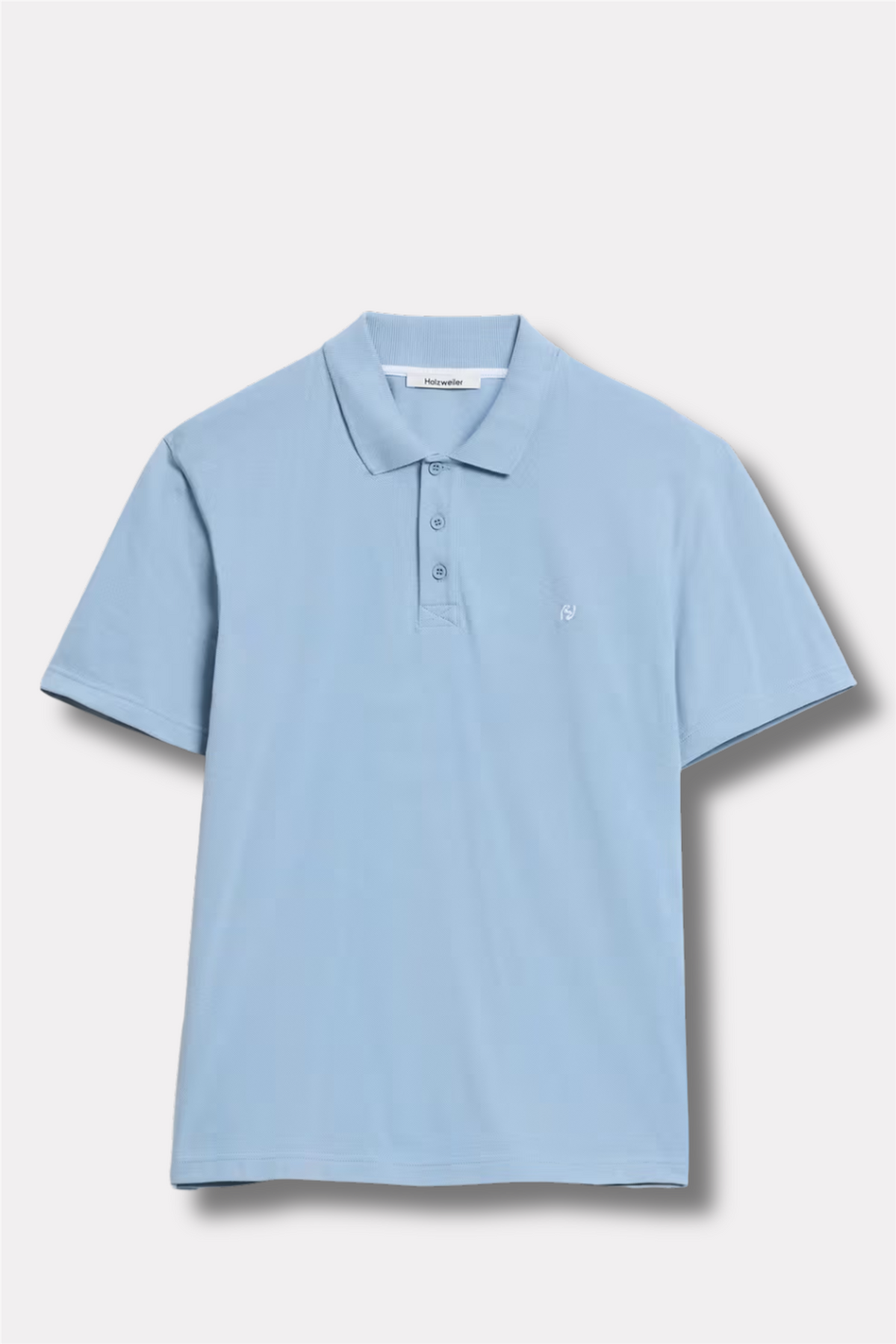 Slim-Fit Pique Polo Shirt Lt. Blue