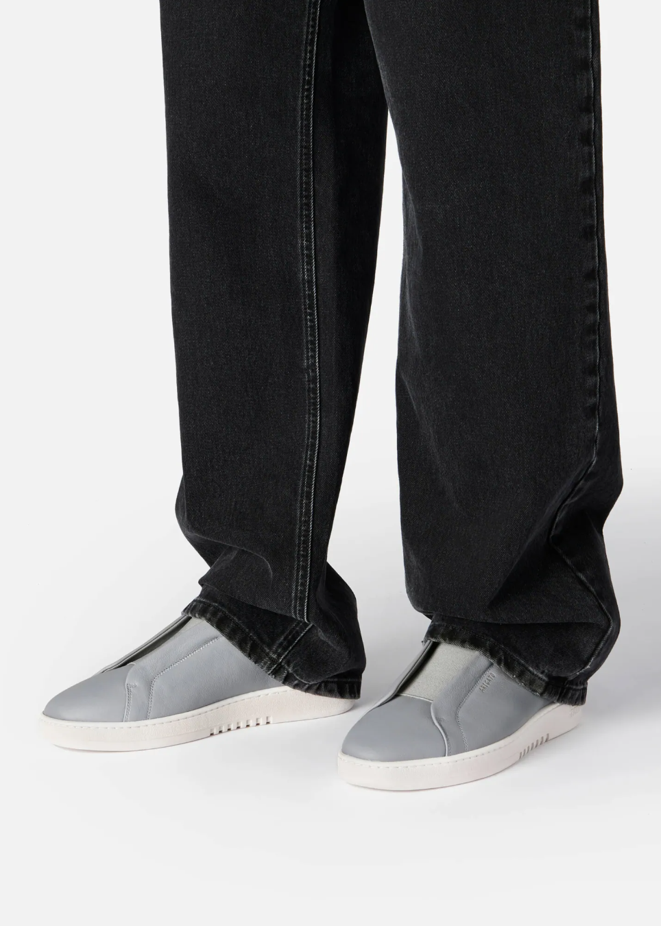 Dice Laceless Sneaker Calf Grey/White
