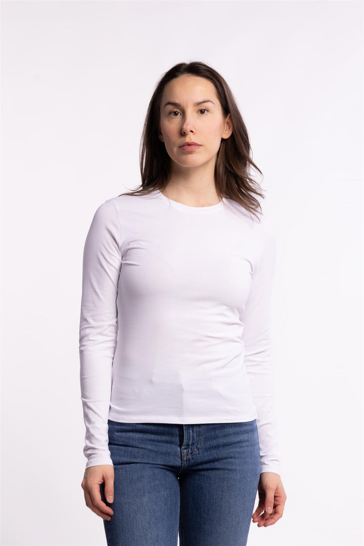 Saesme LS T-Shirt 16122- White