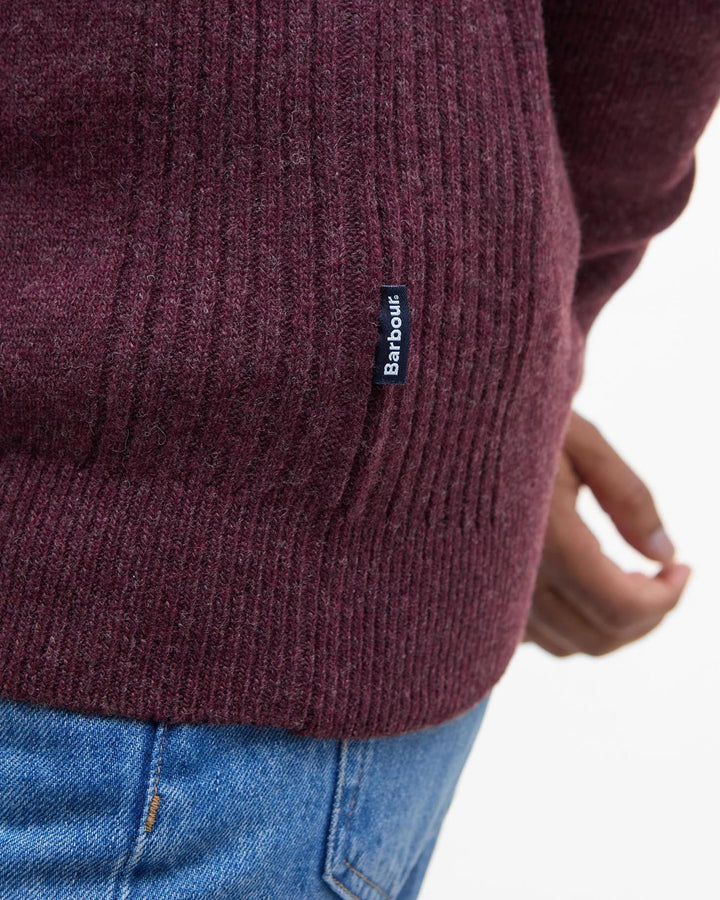 Holden Half Zip Jumper Ruby Marl