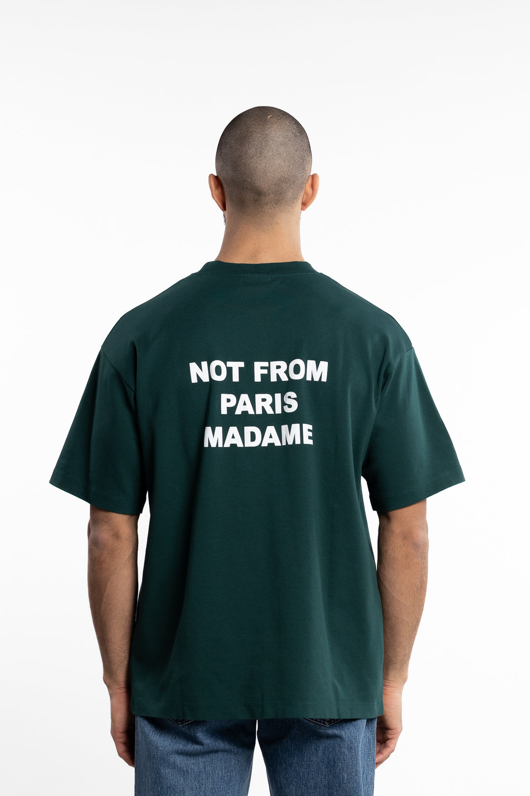 Le T-Shirt Slogan Dark Green