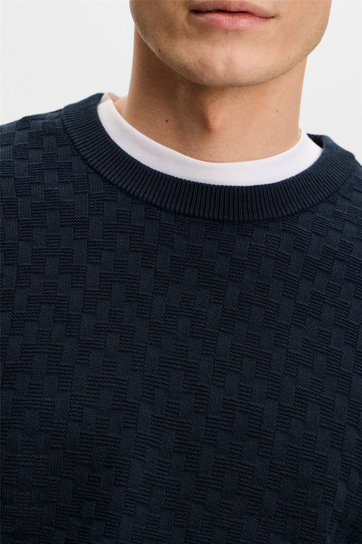 Arthur Knit Org Cotton Navy