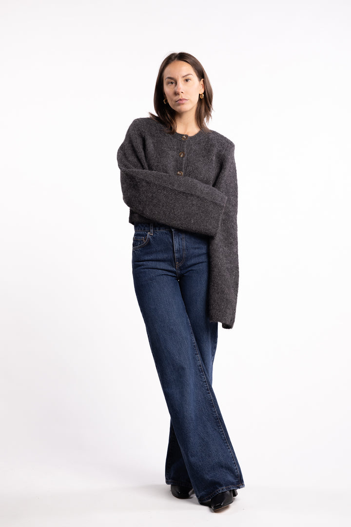 Cessole Cardigan- Dark Grey
