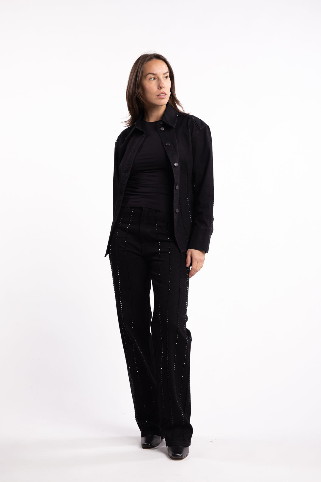 Luca Embellished - Black