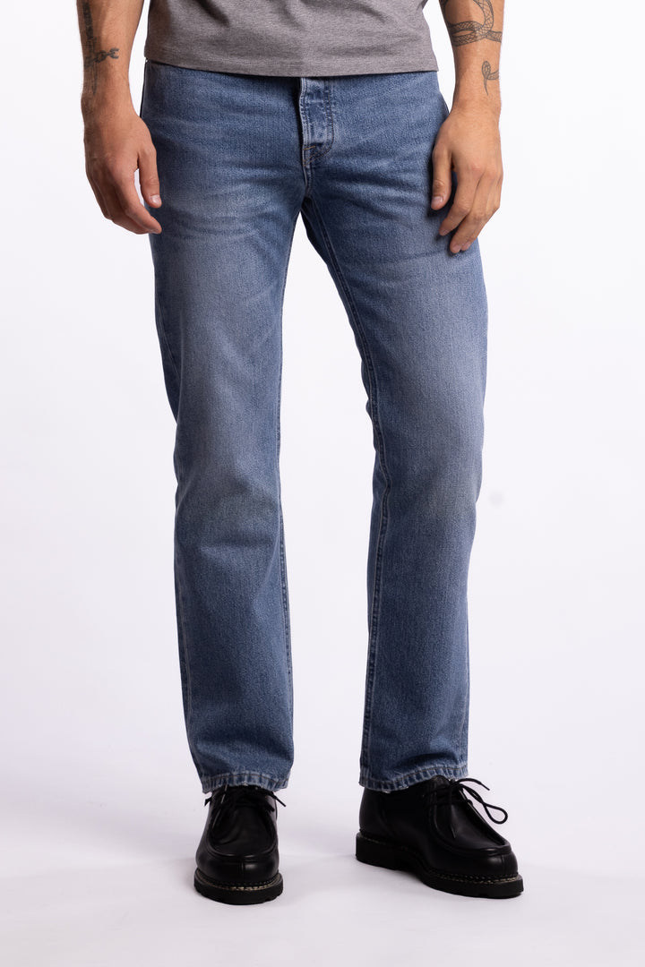 Kai Relaxed Tapered Fit Jeans Japan New Blue