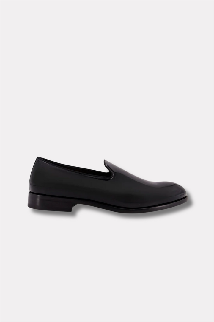Black Patent Slipper Loafer