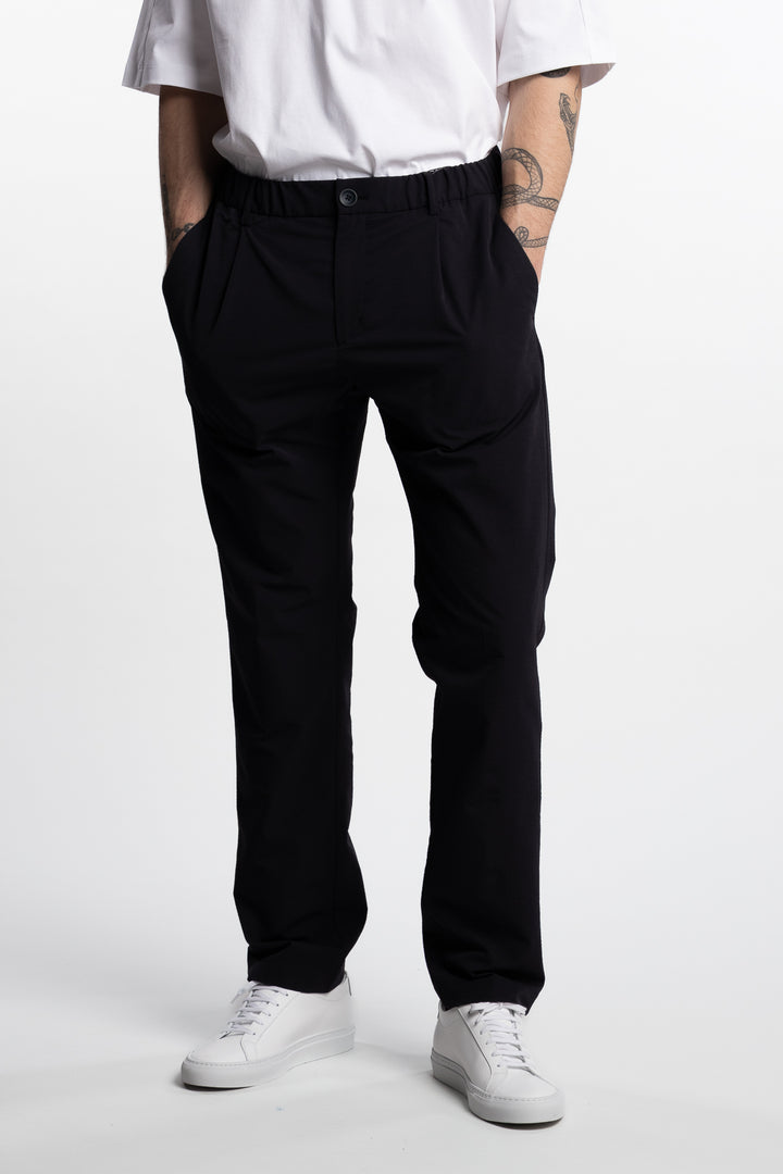 Seer-Crease Trousers Blue Navy