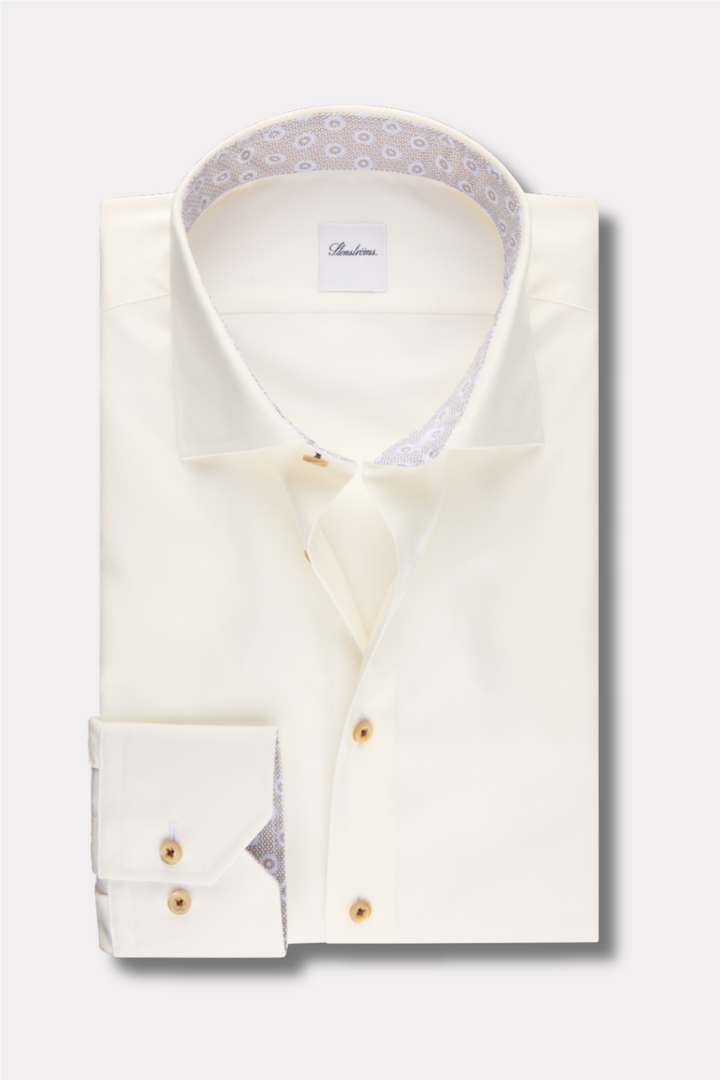 Regular Twill Shirt Contrast Champagne