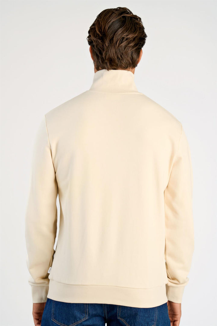 Half-Zip Sweat Light Stone
