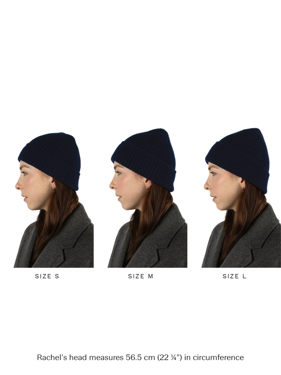 Oslo Beanie Cashmere Wool Dusk Navy