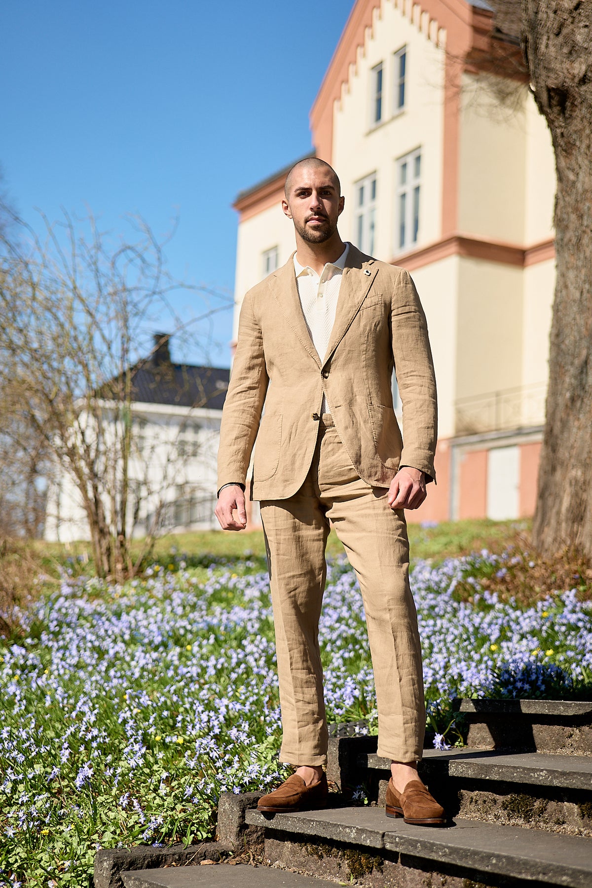 Linen Suit Drop 7 Beige