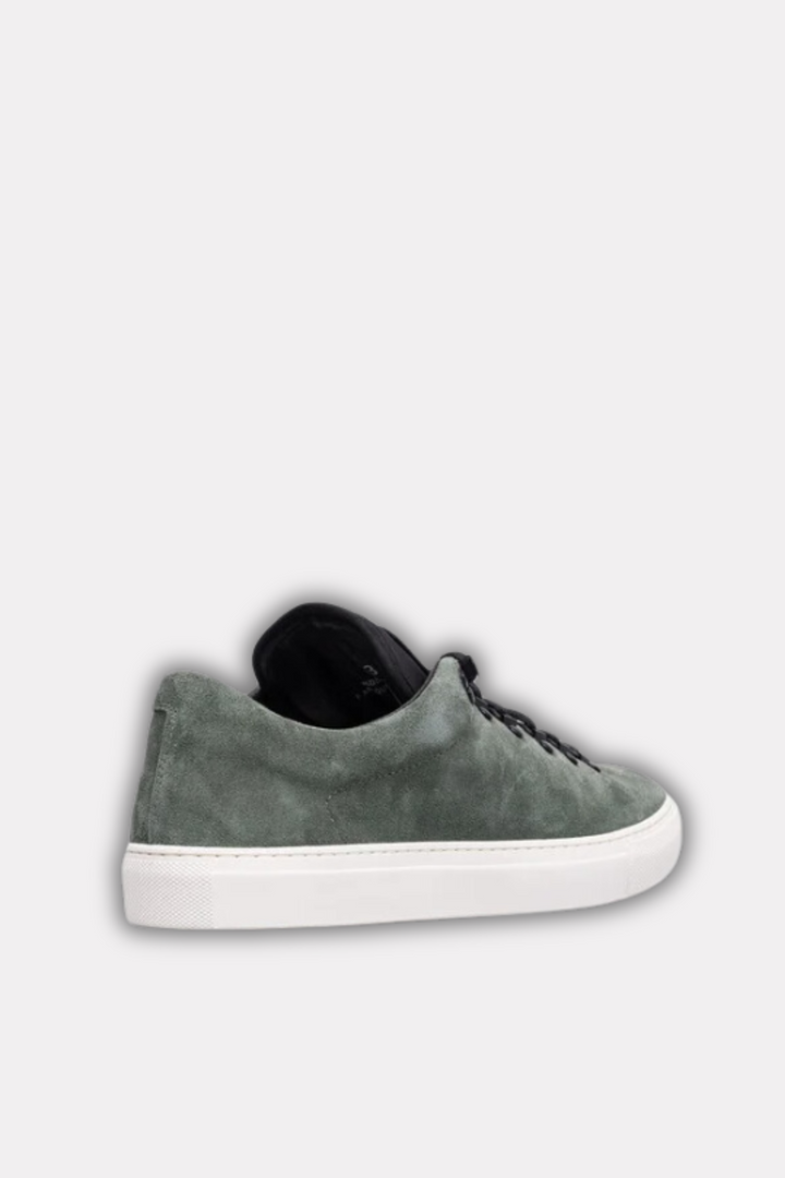 Compass-motif Sneakers Suede Green