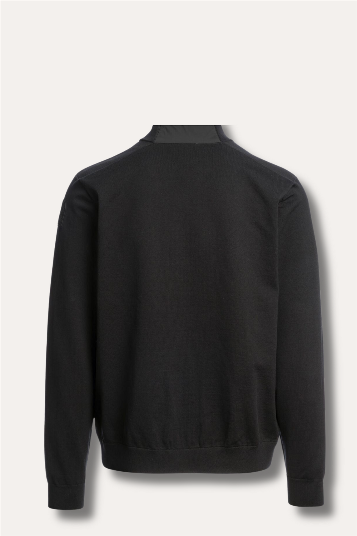 Shetland Full-Zip Cardigan Black