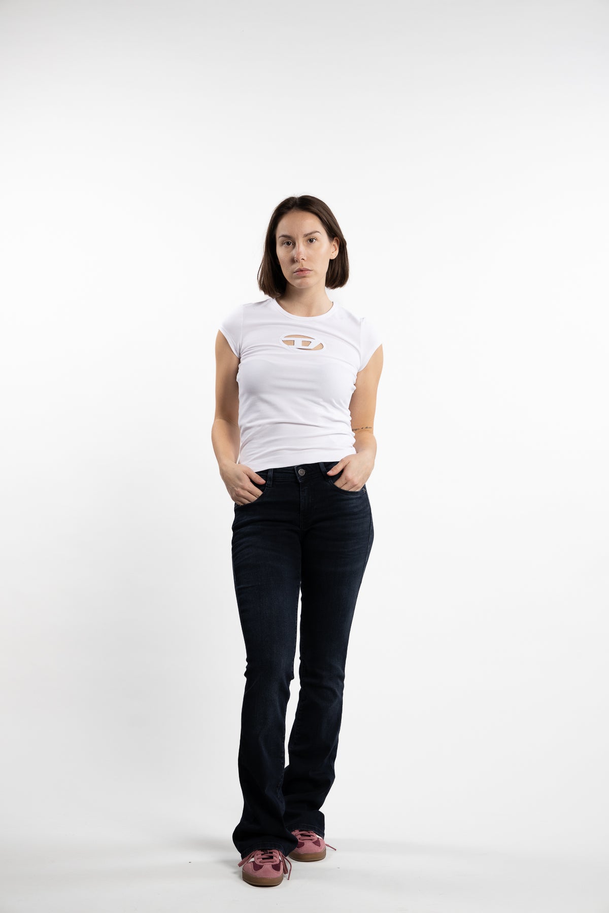Bootcut Jeans 1969 D-Ebbey 0ENAR- Dark Blue