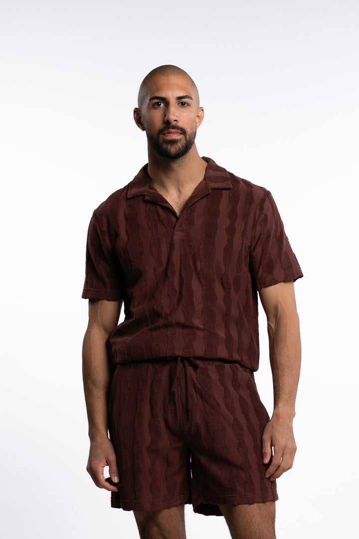 Polo Terry Shirt Totem Stripe