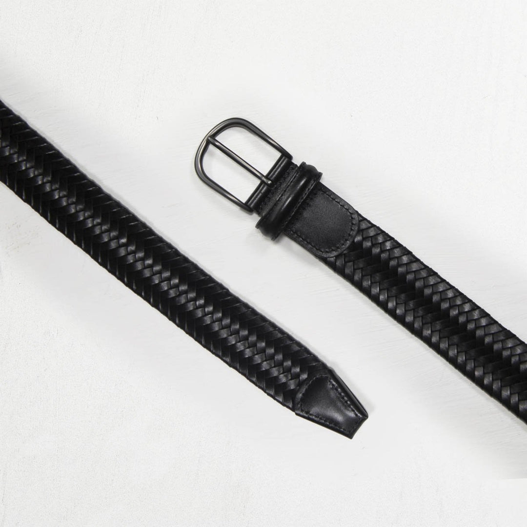 Leather Belt Taric Black