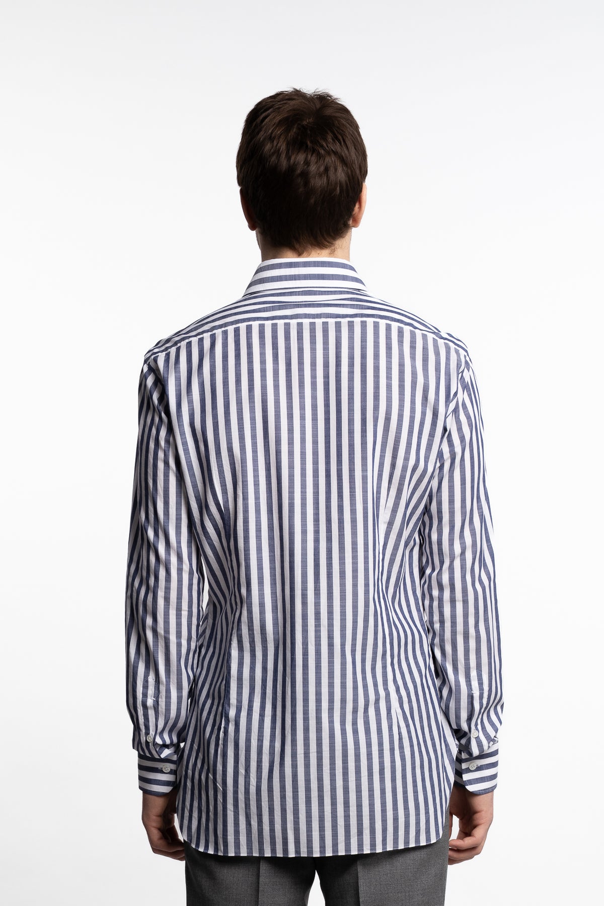 Culto Cotton Shirt Blue/White Stripes