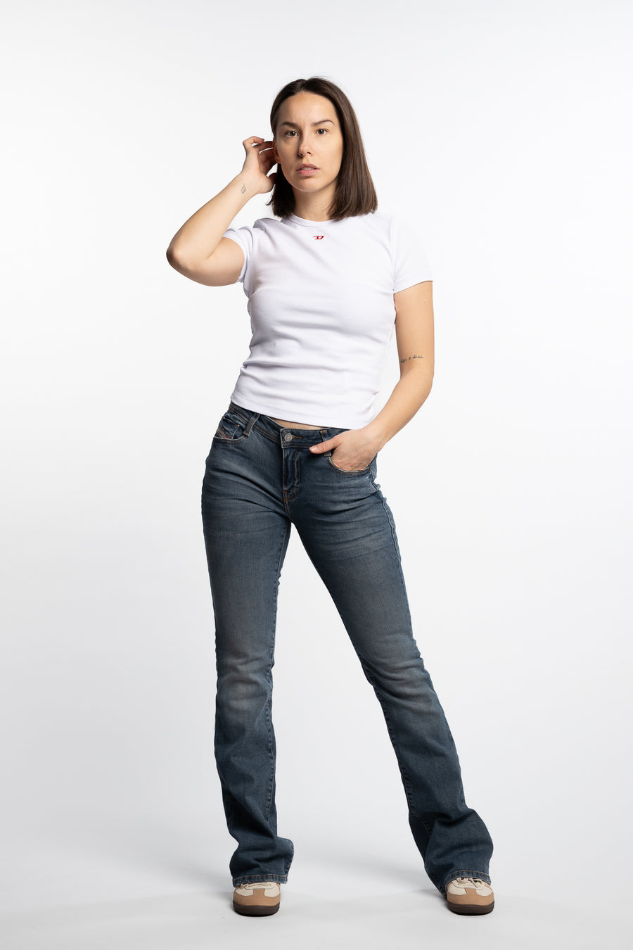 Bootcut Jeans 1969 D-Ebbey Obmbt- Blue