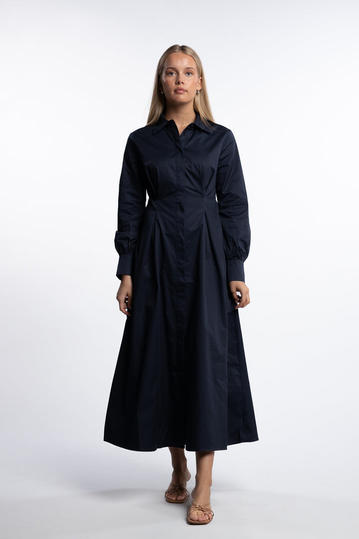 Leandra Dress- Navy