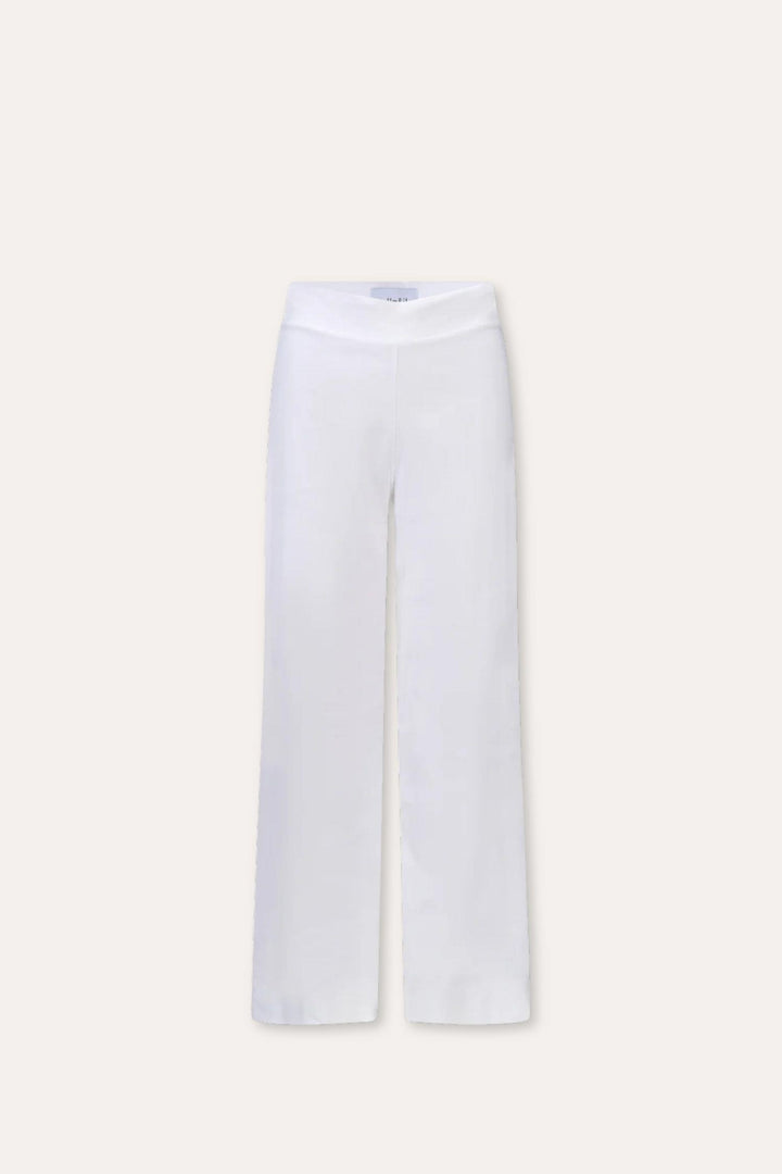Molly Strecth Linen Pants White