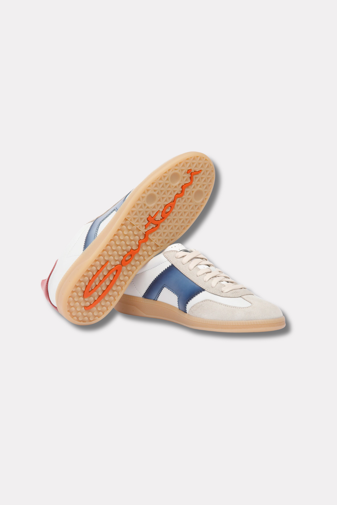 DBS Olympic Leather Sneaker Red/Blue/Beige