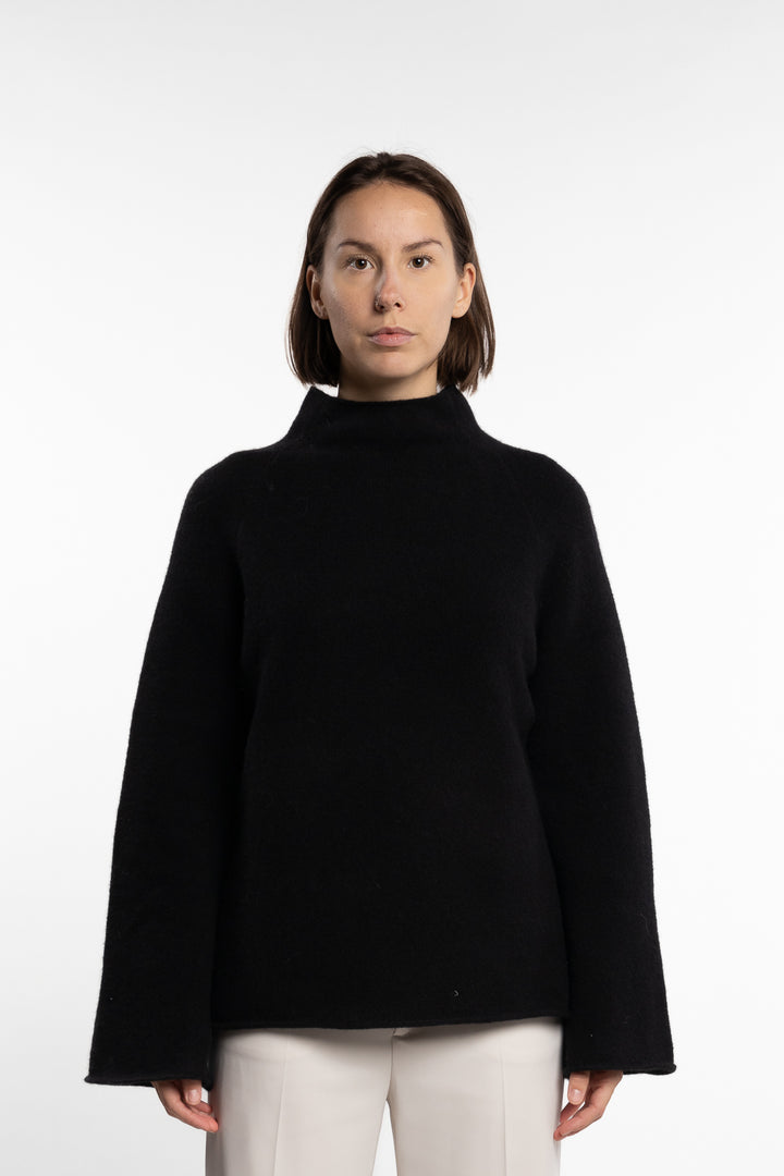 Wool Yak Sweater- Black