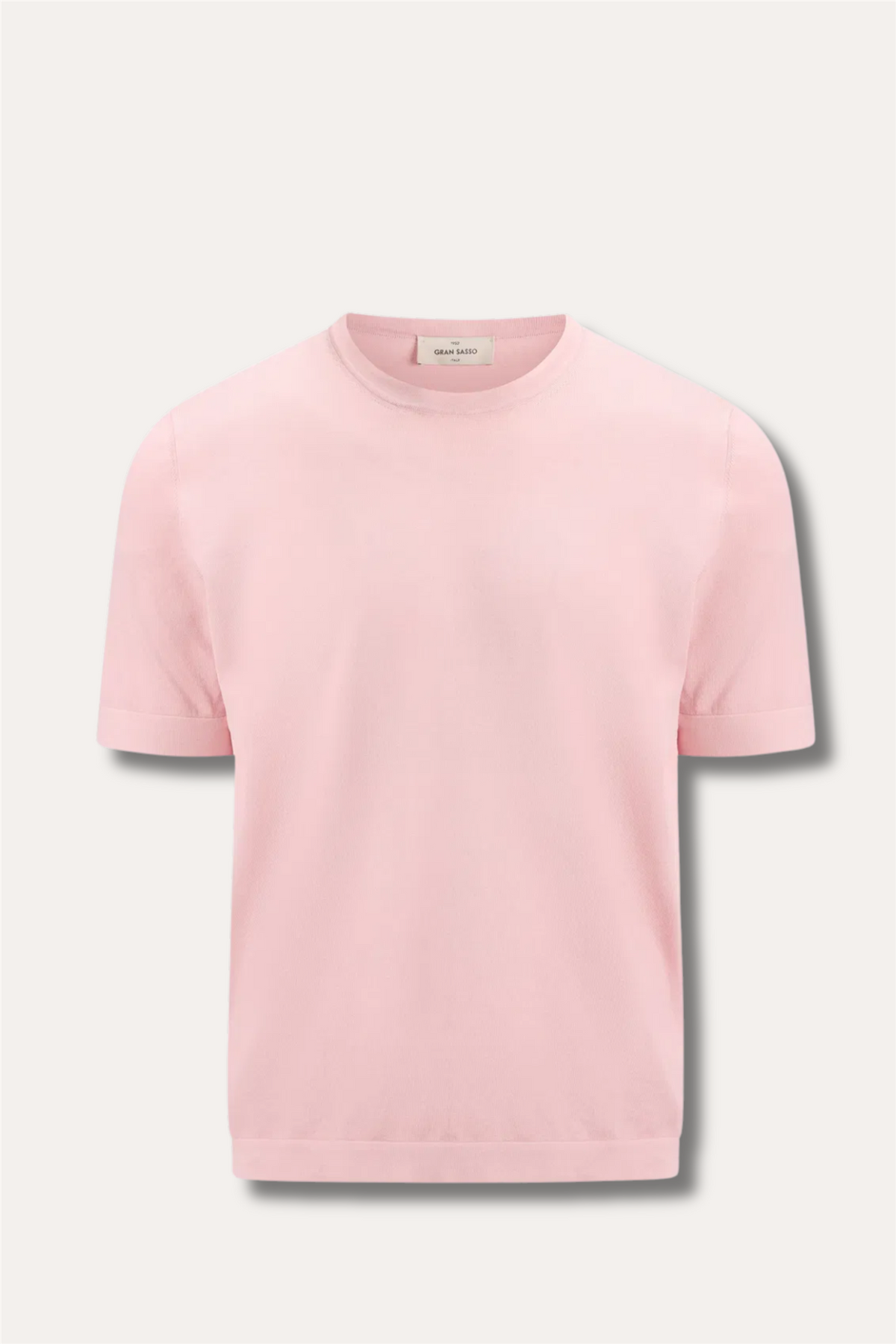 Crew Neck T-shirt Organic Cotton Pink
