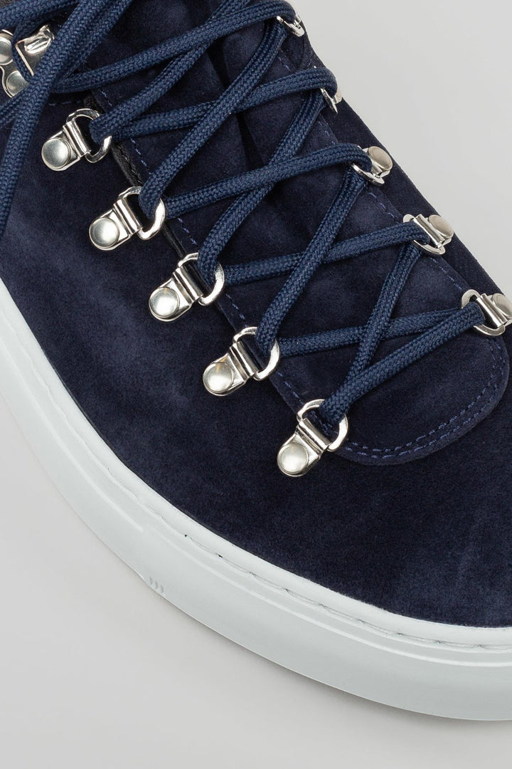 W Marostica Low Platform- Navy Suede