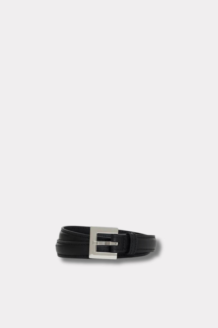 Nicola Belt- Black With Silver