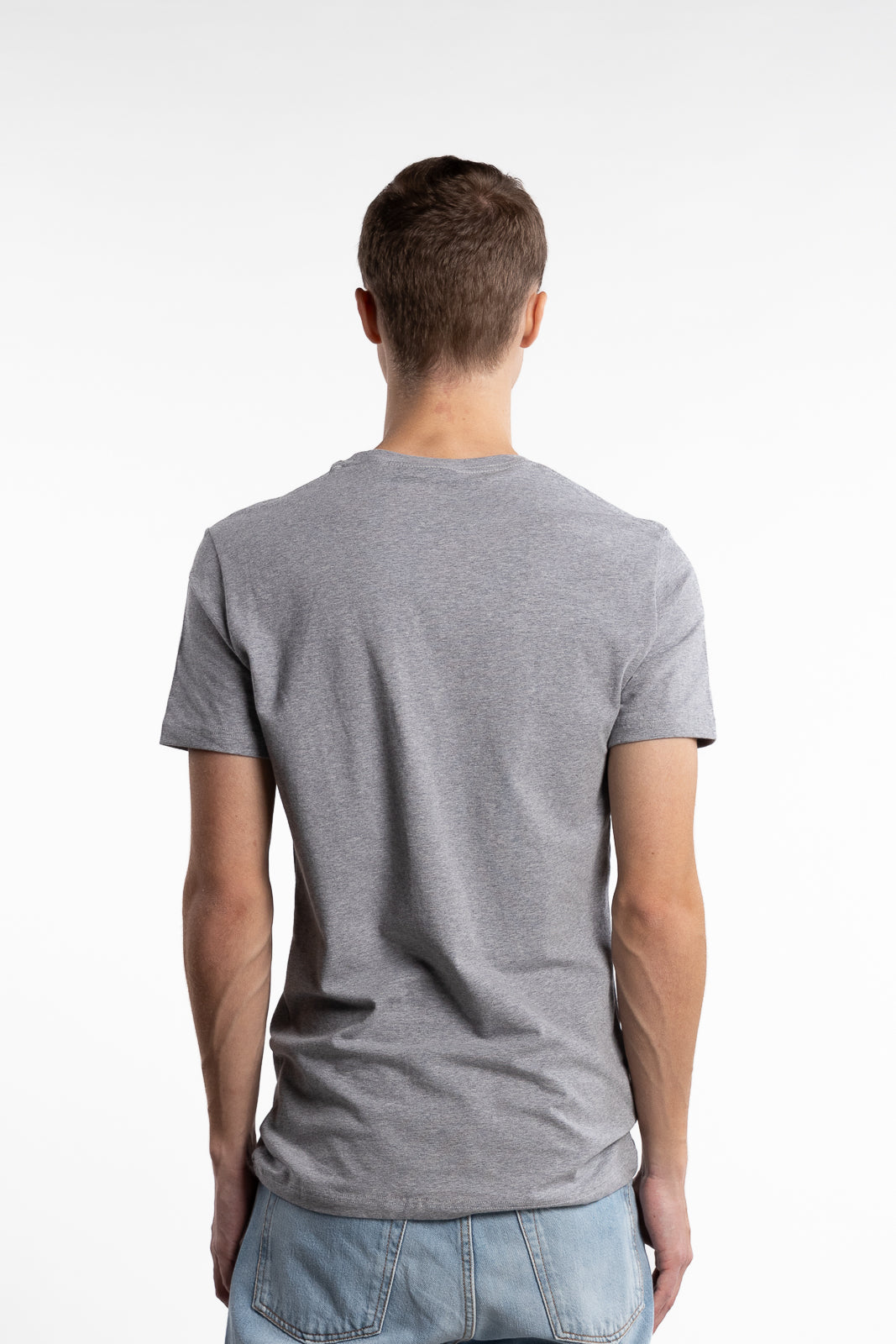 Crew Neck 2-Pack Grey Melange