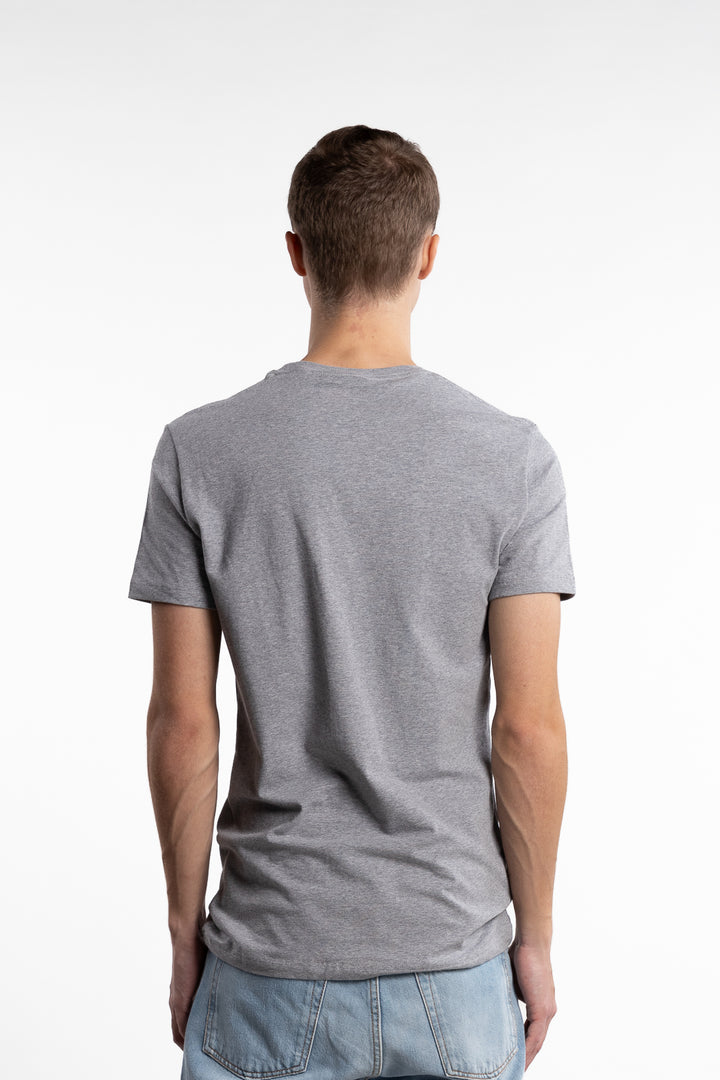 Crew Neck 2-Pack Grey Melange