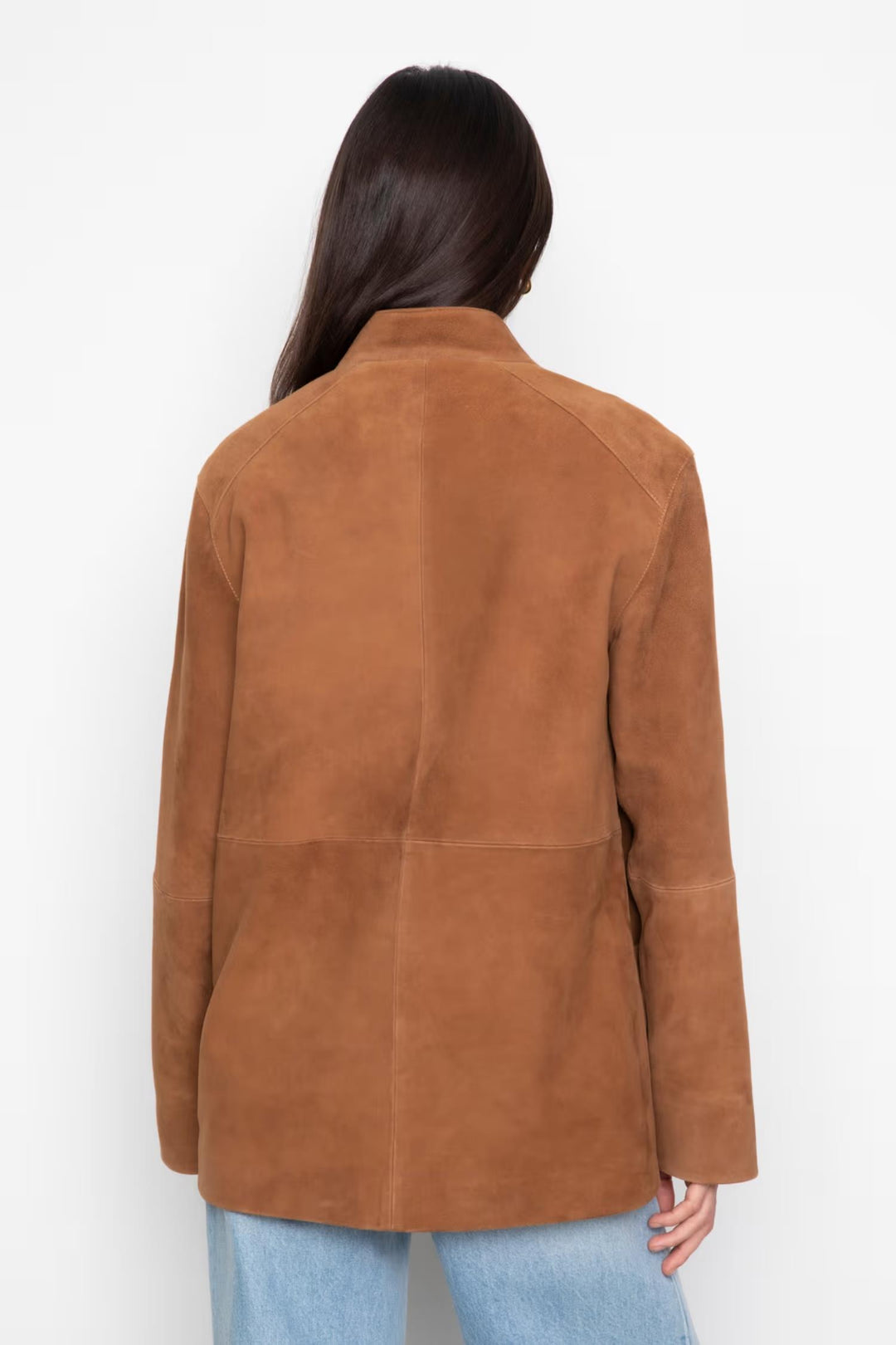 Lauren Leather Jacket - 1043 Camel suede