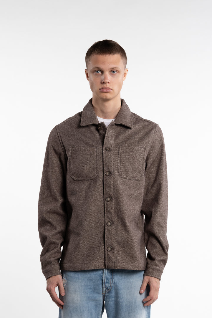 CFGibson Herringbone Jacket Silver Mink Mela