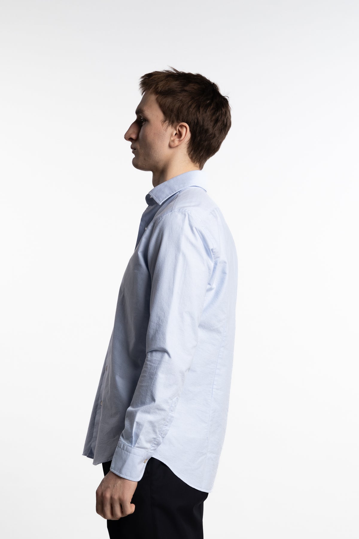 Cotton Oxford Shirt Light Blue
