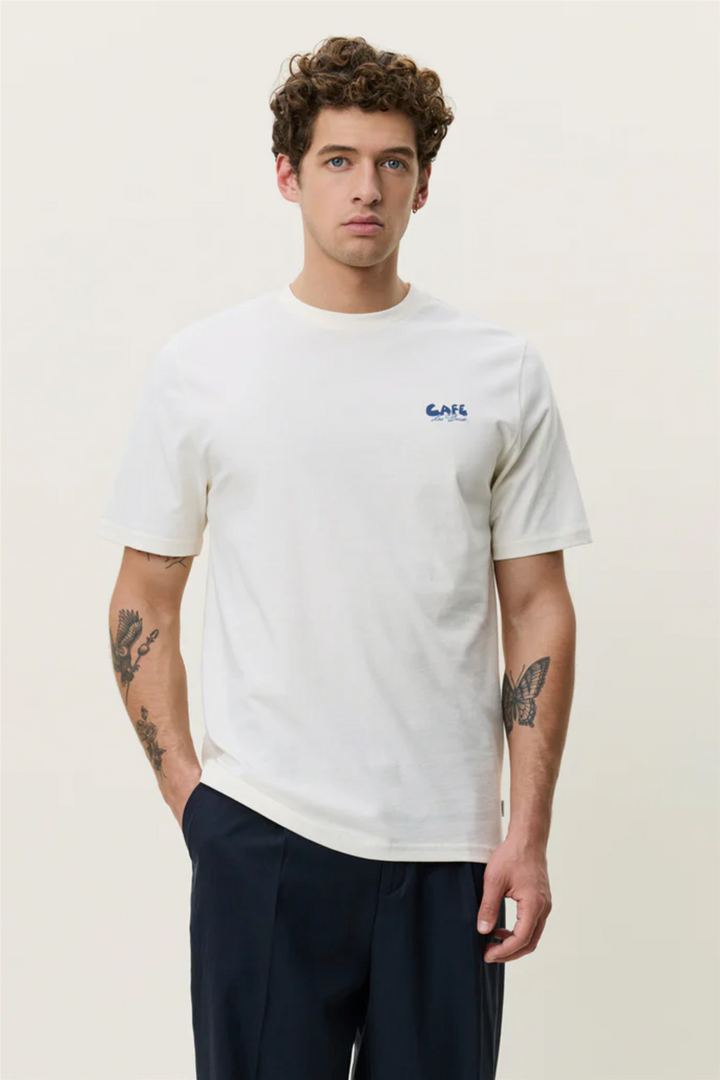 Café T-Shirt Light Ivory