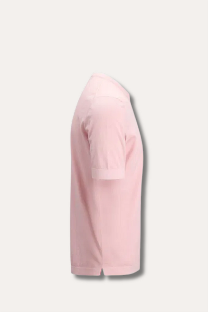 Crew Neck T-shirt Organic Cotton Pink