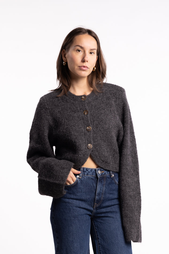 Cessole Cardigan- Dark Grey