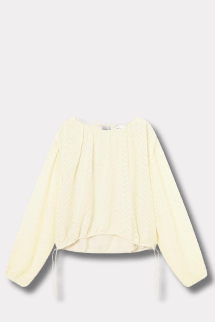 Mimosa Top- Cream White