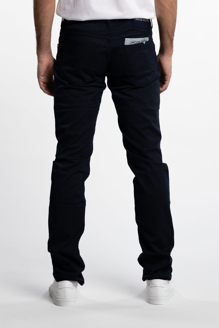 Nick Stretch Cotton Lyocell Twill Pants Navy