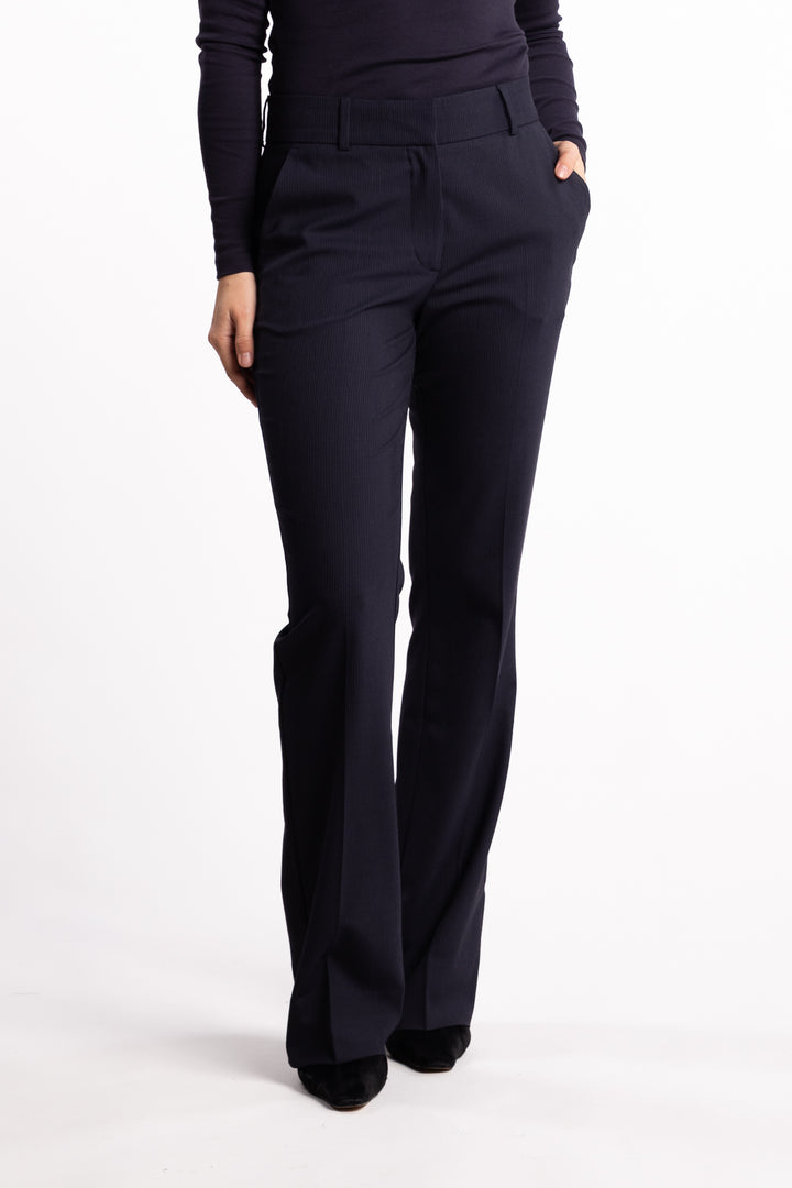ClaraFV - Navy Mini Pinstripe