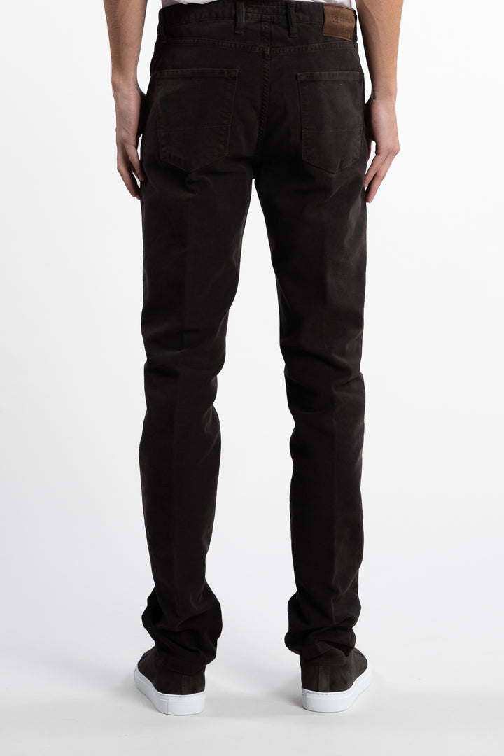 5-Pocket Moleskin Trousers Brown