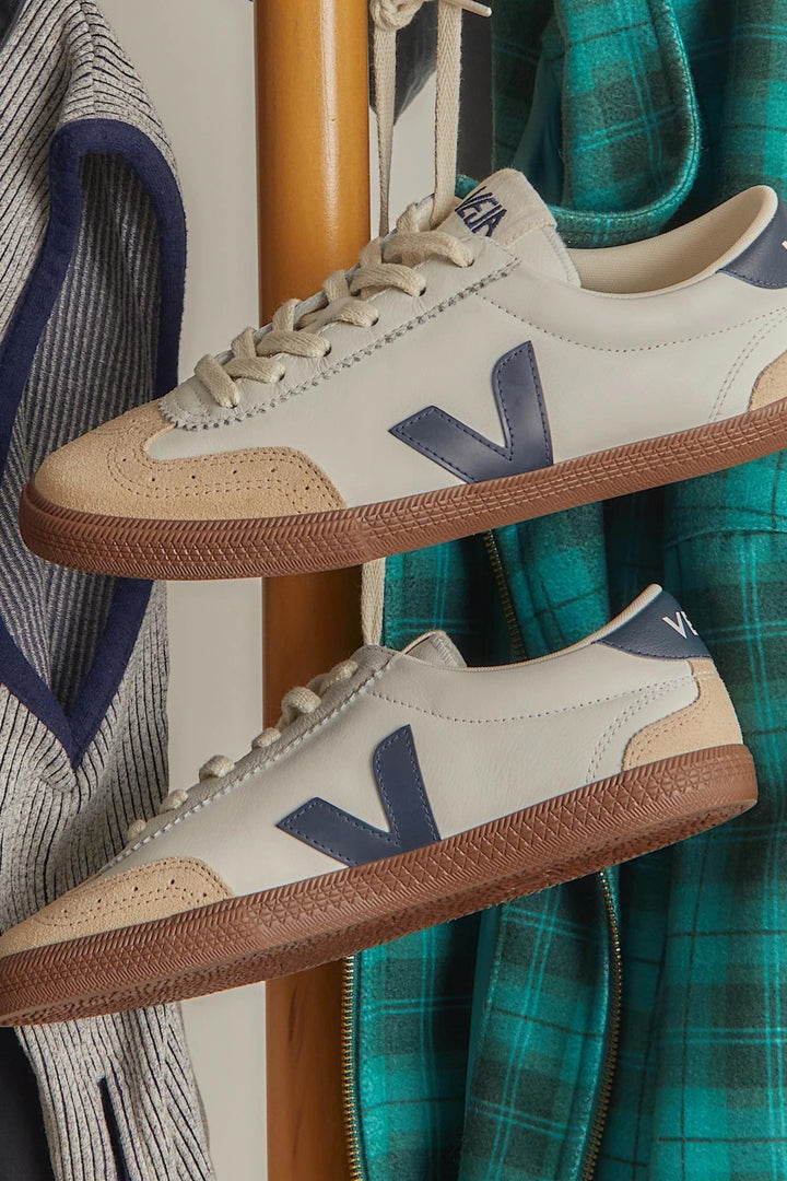Volley O.T. Leather- White Nautico Bark