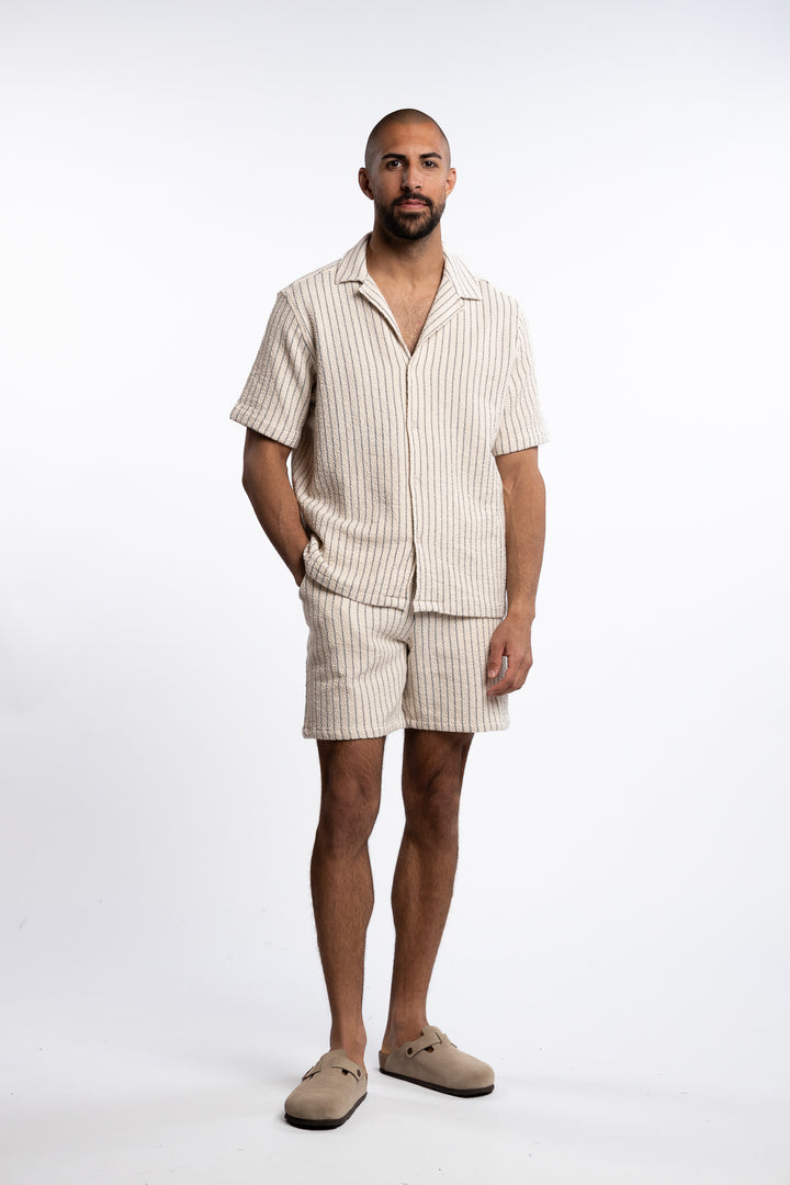Houston Structured Shorts Ivory